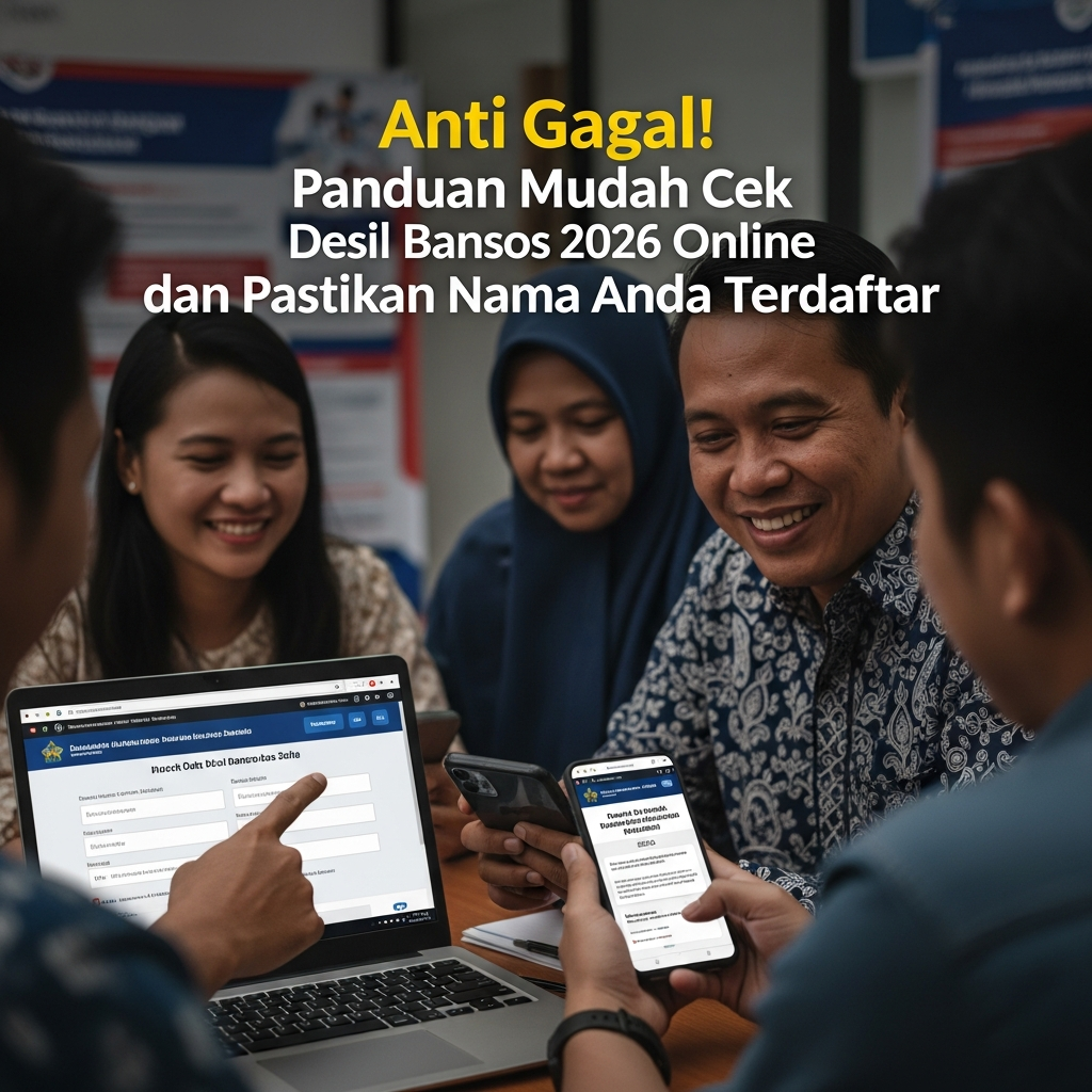 Anti Gagal! Panduan Mudah Cek Desil Bansos 2026 Online dan Pastikan Nama Anda Terdaftar